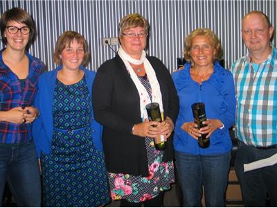 Winnaars finale Conny Snoeyers en Marianne Robeyns DD 30