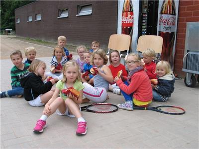 Groepsfoto van de meisjes