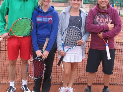 Finalisten DG8 10-70p Hanne Geelen & Wim van der Auwera - Ine Konings & Geert van Pelt