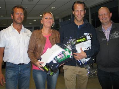 DG9 10-50p winnaars finale Annemie van Hemelen & Diè Breugelmans