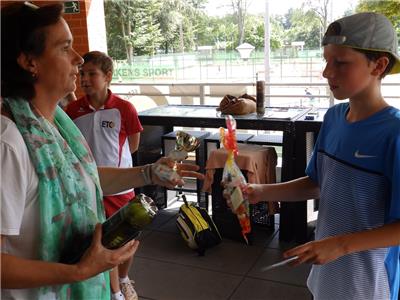 Enkel Jongens U14 3, tweede plaats Verbunt Cedric