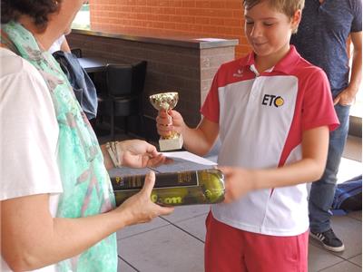 Enkel Jongens U14 3, winnaar Debecker Mauro