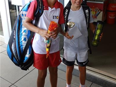 Enkel Jongens U12 3, twee plaats Verstraten Freek