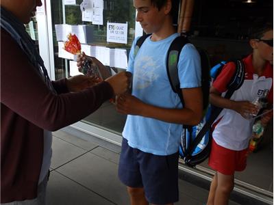 Enkel Jongens U16 3, tweede plaats Fransen Giovanni