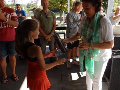 Enkel Meisjes U10 2, winnares de Kooning Caroline