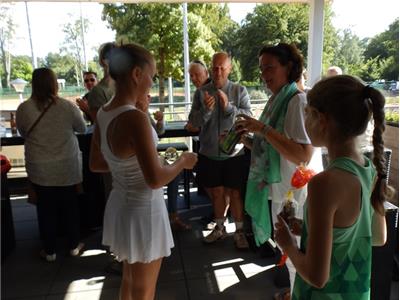 Enkel Meisjes U12 3, winnares Liitel Amy