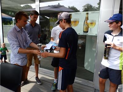 Prijsuitreiking ETC singeltornooi Jeugd 2015