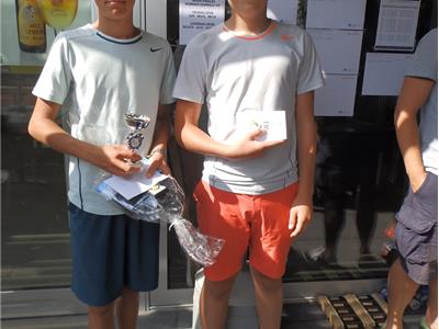 Prijsuitreiking ETC singeltornooi Jeugd 2015