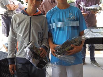Winnaar Jorbe Geens, 2e Robbe Janssens 6-1 6-3