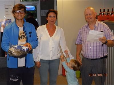 Enkel Heren 4, Winnaar Ben Wijns, 2e Tom De Vriese 6-3 6-2