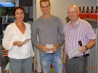 Sfeerimpressie prijsuitreiking ETC singeltornooi 2014