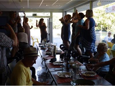 Interclubontmoering dames 45-2 tegen RTC Houdinois